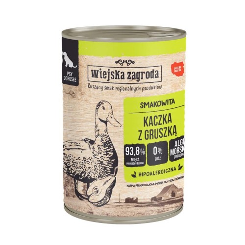 wiejska pies kaczka z gruszka 400g.jpg