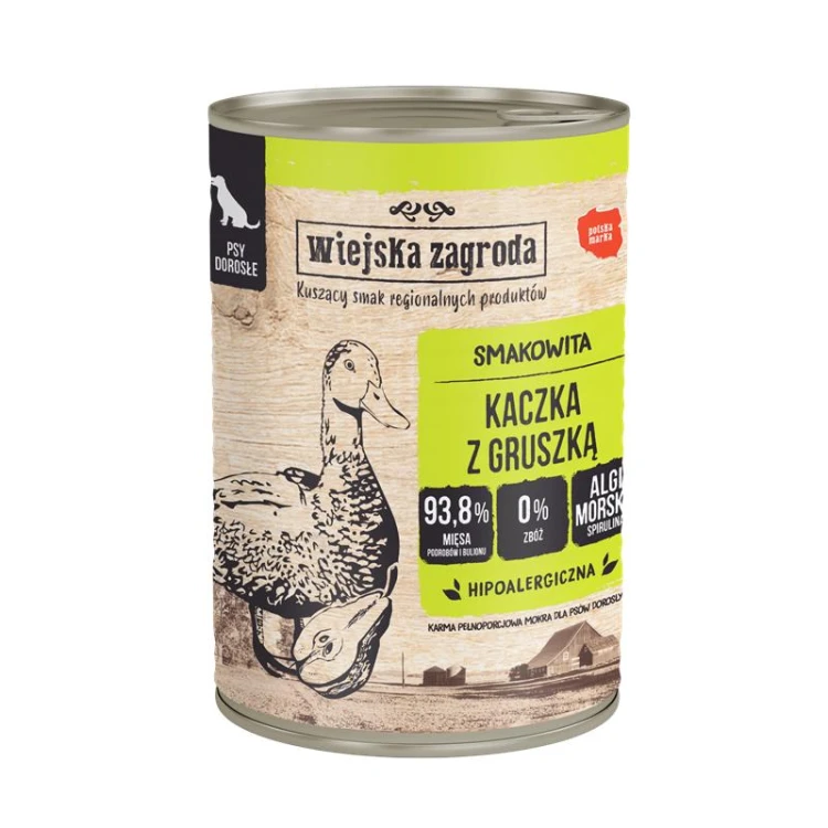 wiejska pies kaczka z gruszka 400g.jpg