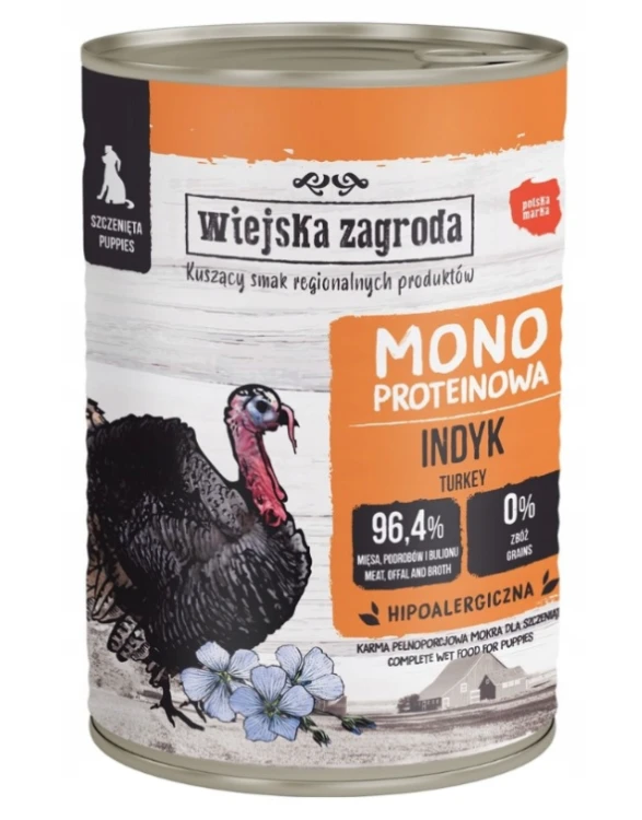 Wiejska zagroda mono indyk szczeniak 400g.png